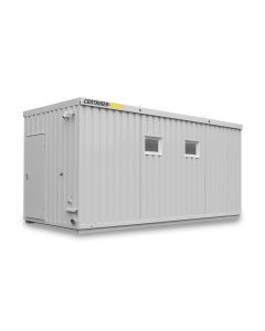 WC Container – 13 qm, H2950 x B6010 x T2530 mm, mobil einsetzbar, fertig montiert