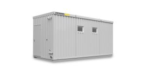 WC Container – 13 qm, H2950 x B6010 x T2530 mm, mobil einsetzbar, fertig montiert